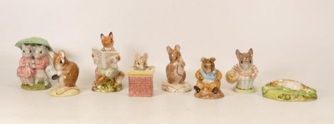 A collection of Beswick Beatrix Potter BP3 to include Little Black Rabbit, Chippy Hackee, Fierce Bad