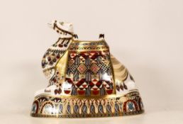 Royal Crown Derby paperweight, Harrods Camel, Harrods exclusive signature edition, designed by