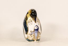 Royal Crown derby paperweight, Galapagos Penguin, part of the Endangered Species Collection, limited