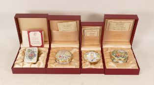 Four limited edition Marshall Enamels to include Her Majesty Queen Elizabeth The Queen Mother 27/