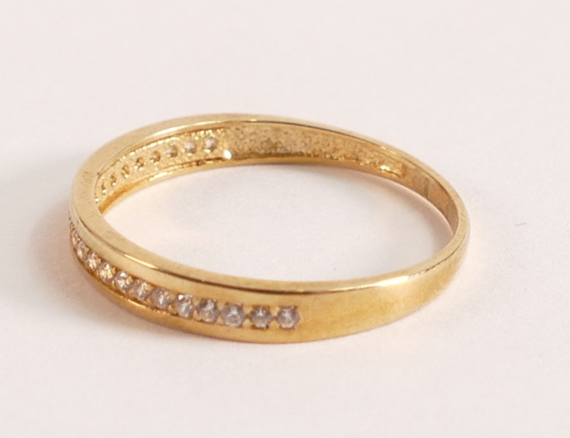 WARREN JAMES 9ct Gold Eternity Ring - Representing the best of polish and sparkle, this Eternity - Image 2 of 3