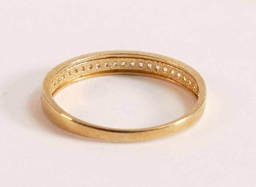 WARREN JAMES 9ct Gold Eternity Ring - Representing the best of polish and sparkle, this Eternity - Image 3 of 3