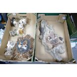 Large Resin Wall Plaque of Tiger & similar busts(2 trays)
