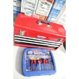 Specialised tools, Red tool cabinet + Powermaster electric toolset (2)