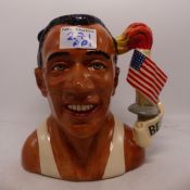 Royal Doulton Large Character Jug Jesse Owens D7019
