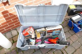 Large tool chest + contents