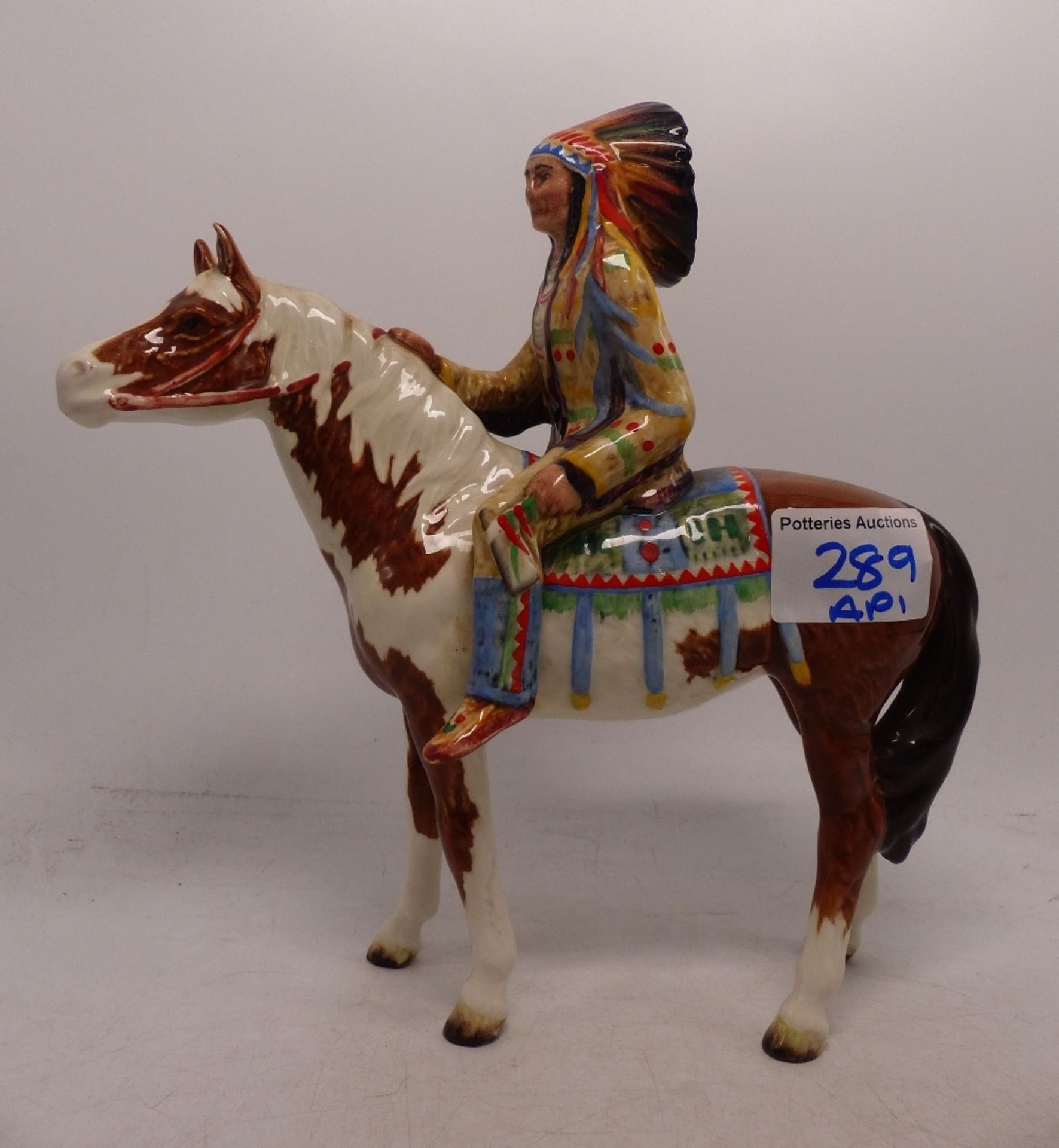 Beswick Indian On Horseback model 1391 - Image 2 of 2