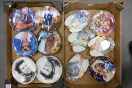 A Collection of Decorative Wall Plates and Plaques to include Border The Crocus Fairy, Edwardian