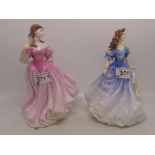 Two Royal Doulton lady figures Rebecca HN4041 together with Lauren HN3975 (2)