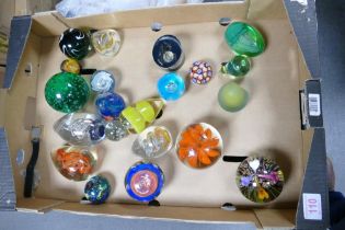 A collection of Art Glass Paperweights