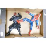 Large Applause Branded Starwars Figure & Hasbro SA large Spiderman figure (with sound)