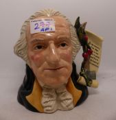 Royal Doulton large character jug George Washington D6965 from The Presidential Series