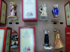 Royal Doulton Bunnykins Figures to include Sightseer DB215, American Firefighter DB268, Sands of