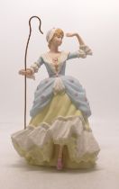 Wedgwood Character Figure Little Bo-Peep with Crook.