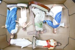 A collection of Resin Figures of Jesus Christ