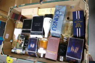 A collection of Boxed Semi Used Gents Aftershaves including 24, Davidoff Adventure Ck IN2U, CK