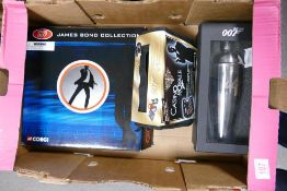 James Bond 007 Corgi Ty99135 Film Canister & 8 piece gift set, Casino Royale Compact Poker Set &