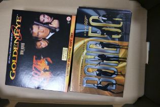 James Bond 007 Golden Eye Limited Edition DVD Set & Boxed James Bond Book Set Celebrating 50 years