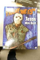 Boxed New Line Cinema Friday the 13th Jason Mini Bust