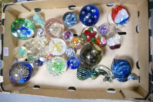 A collection of Art Glass Paperweights