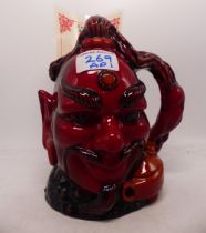 Royal Doulton Large Flambe Character Jug Aladdins Genie D6971