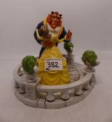 Royal Doulton Walt Disney showcase collection figure 'Beauty and the Beast' DM23 (Boxed with COA)
