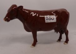 Beswick Polled red cow 4111