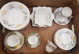 A Collection of Shelley Ware consisting of a Trio in Daffodil Time patter, Coffee Cup & Saucer in
