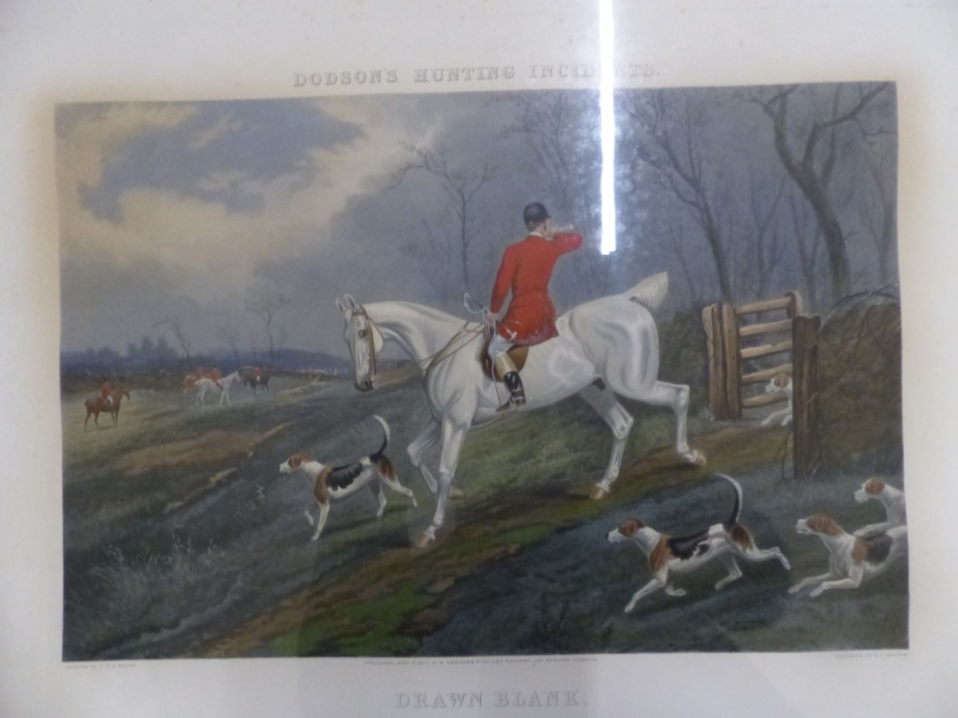 Two Colour Engravings by E. C. Hester after T. N. H. Walsh from Dodsons Hunting Incidents Series - Image 2 of 3