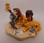 Royal Doulton Walt Disney showcase collection figure 'The Circle of Life' DM11 Boxed with COA
