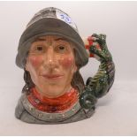 Royal Doulton Large Character Jug St George D7129 limited edition