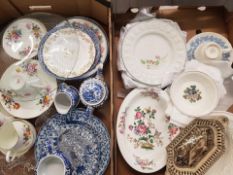 A Mixed Collection of Ceramic Items and Teawre including George Jones Heritage Hgwo, Wedgwood