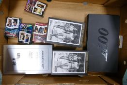 A mixed collection of James Bond 007 items to include Boxed Postcard Sets, Playing Cards, , Tarot