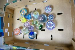 A collection of Art Glass Paperweights