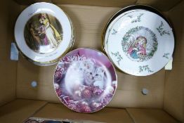 A Collection of Decorative Wall Plates to include Hamilton Collection, Royal Doulton Christmaw