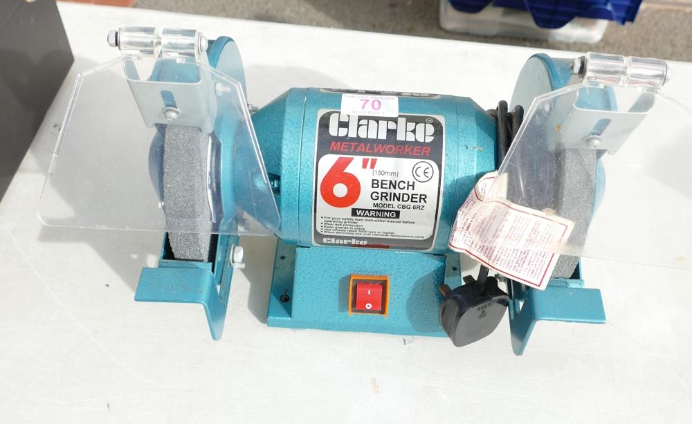 Clarke 6" bench grinder