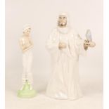 Royal Doulton seconds figures Modesty and Sheikh
