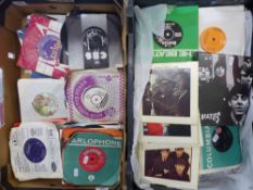 A Good Collection of 45 Singles to include artists as The Beatles, The Police, The Temptations,
