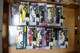 Eight Classic cars Model Collection Boxed Model Toy Cars