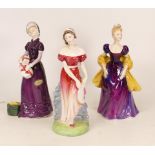 Three Royal Doulton Lady Figures to include Loretta HN2337, Good Day Sir HN2896 and Jemma HN3168 (3)