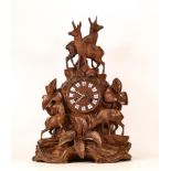 Large Black Forest Type Mantle Clock, height 40cm (some slight damage)