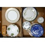 A Mixed Collection of Ceramic Plates to include Six Minton Aragon Dinner Plates, Royal Doulton