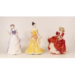 Royal Doulton Seconds Figures Jessica Hn4049, Pride of Scotland Hn4453 & Top O The Hill Hn1834(3)