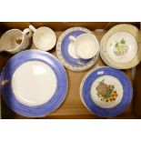 Wedgwood's Sarah's Garden tea/dinner set, comprising bowl, plates cups etc (29)