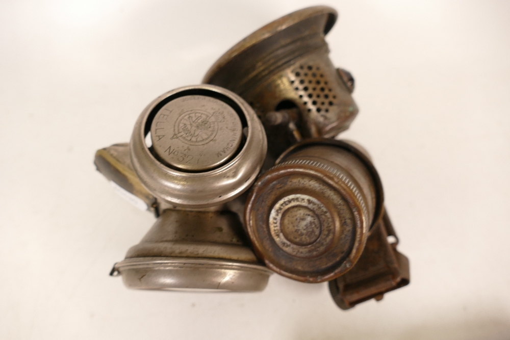 Two Early Carbide Bicycle Lamps to include one from Joseph Lucas of Birmingham No. 32 together - Image 2 of 3