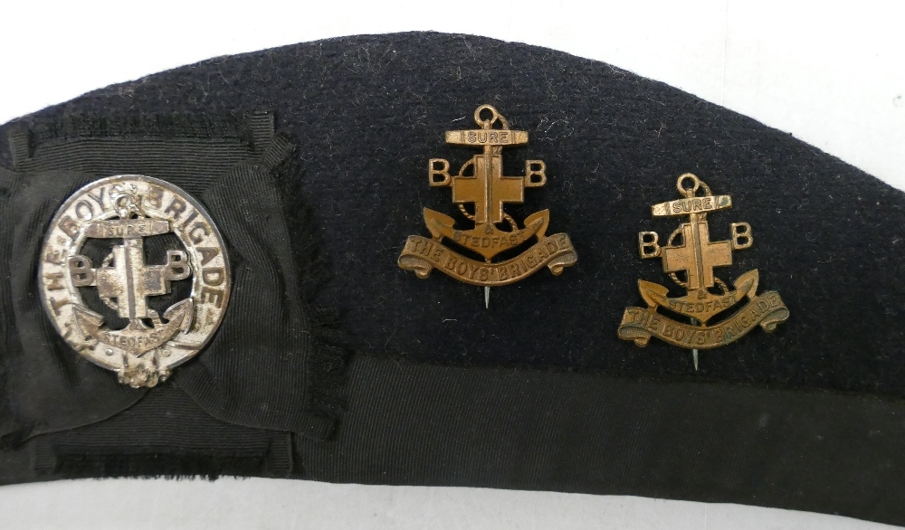 The Boys Brigade hat with badges together with Ladies fur hat and purse - Image 2 of 2