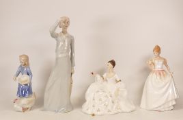 Royal Doulton lady figures to include Gift of Love HN3427 (boxed, firsts), My Love HN2339,