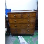 19th Century Mahogany Chest of drawers 101.5cm W x 106cm H