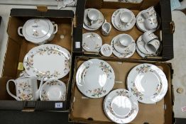 A large collection of Royal Winton Floral Patterned Tea & Dinnerware including tea set, dinner
