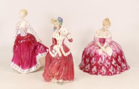 Three Royal Doulton Lady Figures to include Victoria HN2471, Fiona HN2694 and Christmas Morn